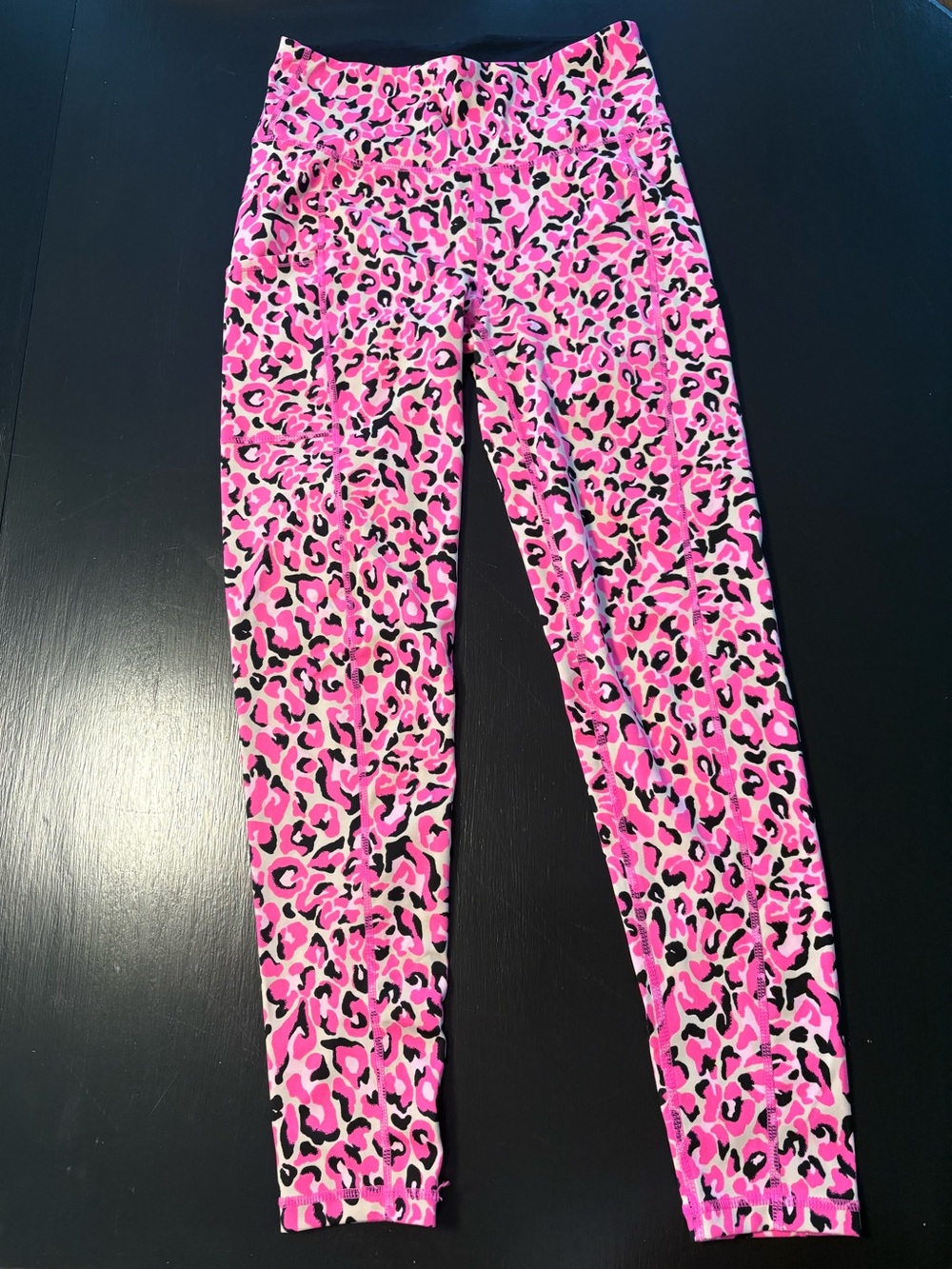 Lily Pulitzer pink leopard pants